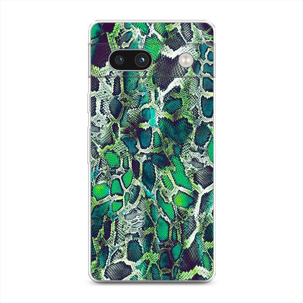 

Чехол Awog на Google Pixel 7A "Зеленая кожа змеи", 271450-3