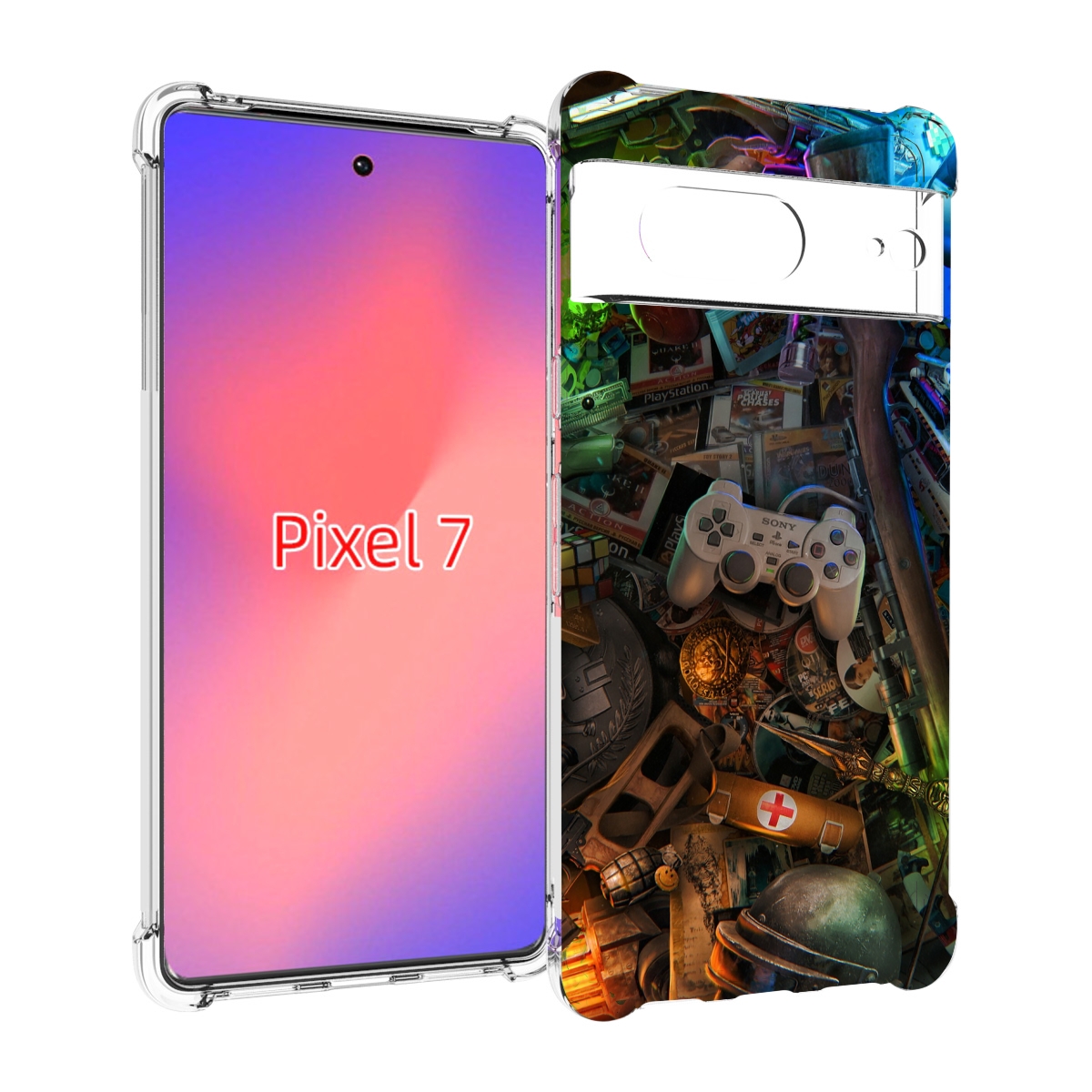

Чехол Mypads Jlambcpa6Em Для Google Pixel 7, Прозрачный, Tocco