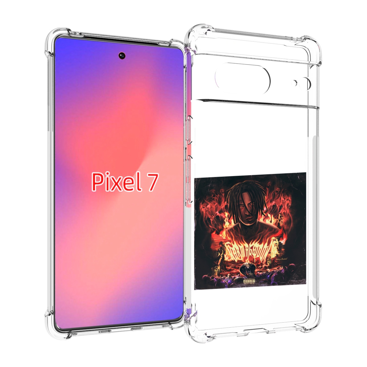 

Чехол Mypads Karmageddon Kizaru Для Google Pixel 7, Прозрачный, Tocco