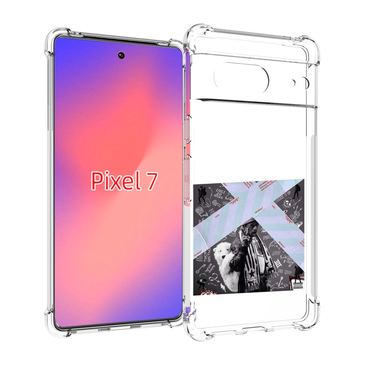 

Чехол Mypads Lil Uzi Vert - Luv Is Rage 2 Для Google Pixel 7, Прозрачный, Tocco