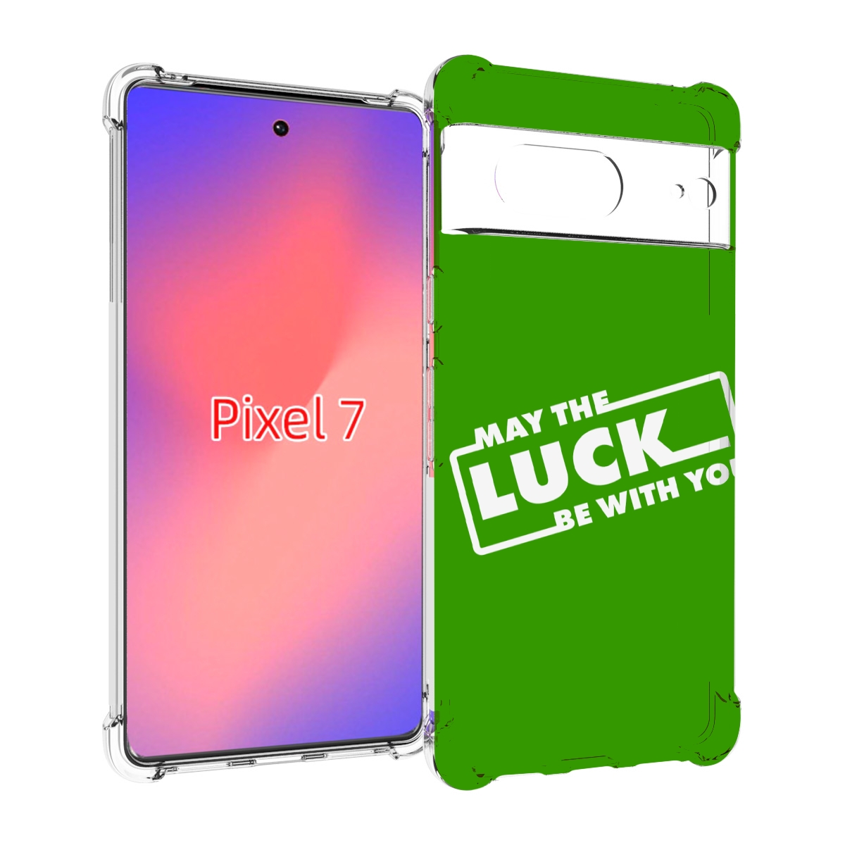 

Чехол Mypads Luck Green Для Google Pixel 7, Прозрачный, Tocco