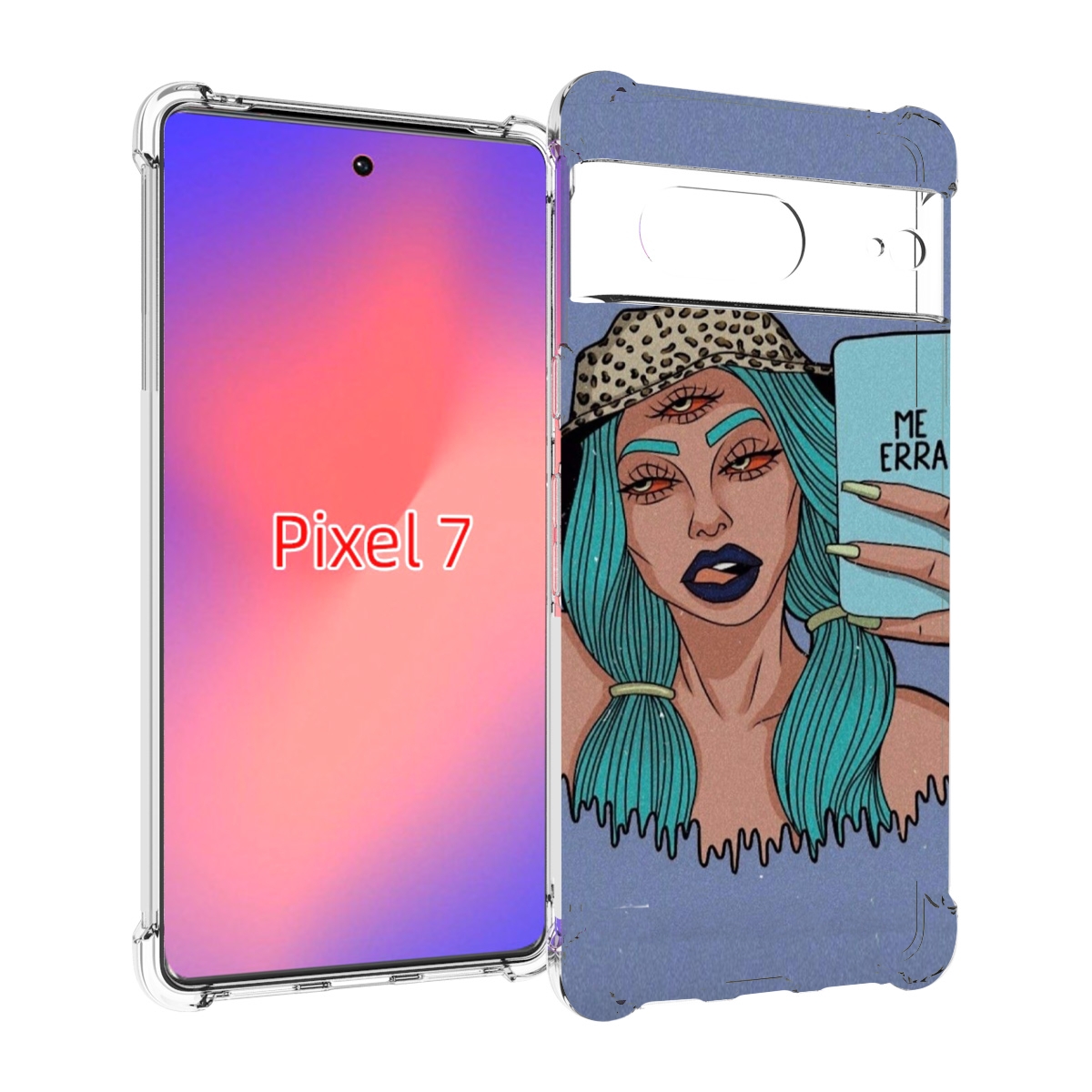 

Чехол Mypads Me Erra Женский Для Google Pixel 7, Прозрачный, Tocco