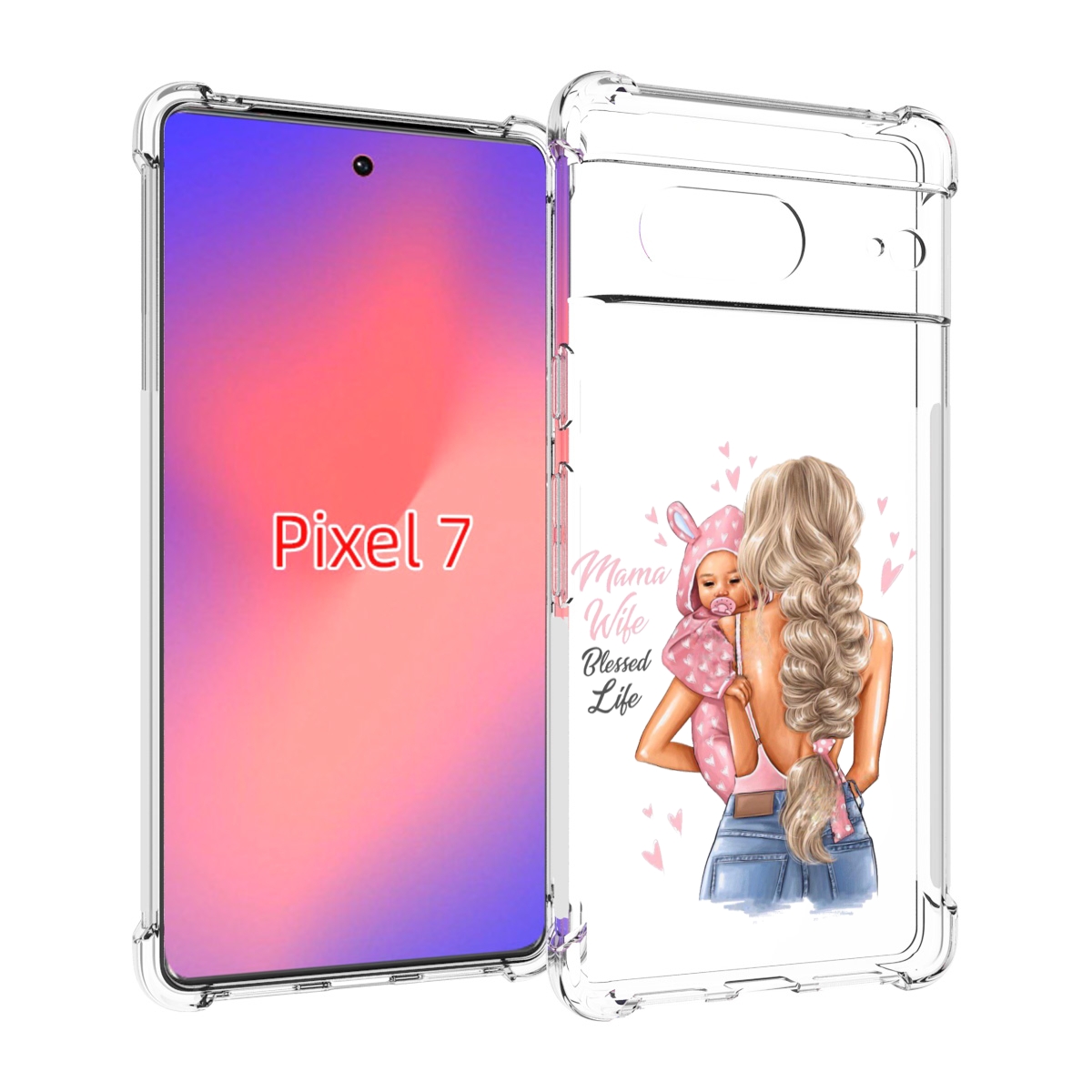 

Чехол Mypads Mama-Wibe Для Google Pixel 7, Прозрачный, Tocco