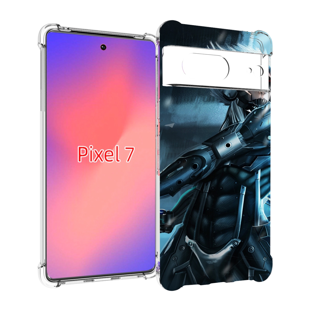 

Чехол Mypads Metal Gear Rising Revengeance Для Google Pixel 7, Прозрачный, Tocco
