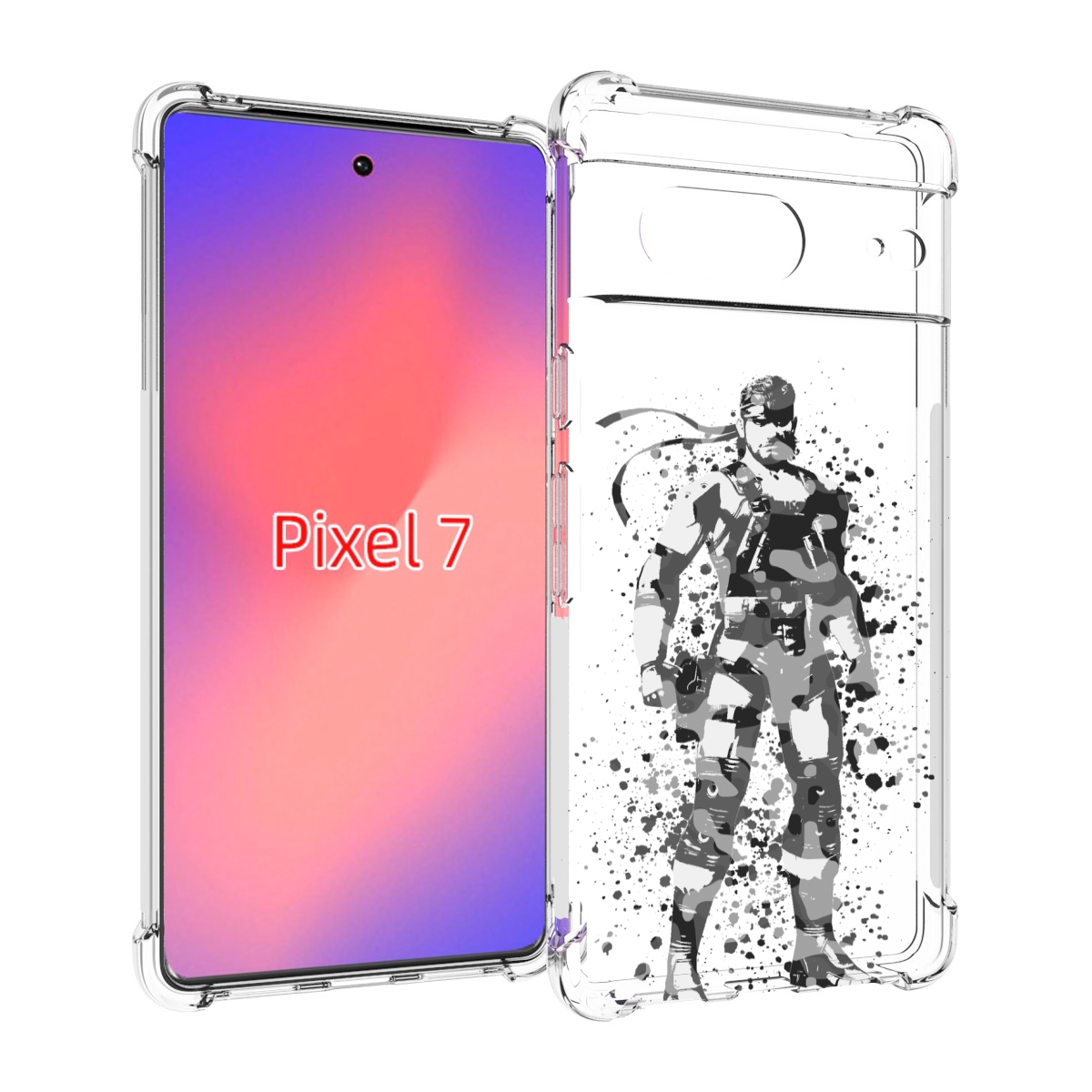 

Чехол Mypads Metal Gear Solid Snakes Для Google Pixel 7, Прозрачный, Tocco