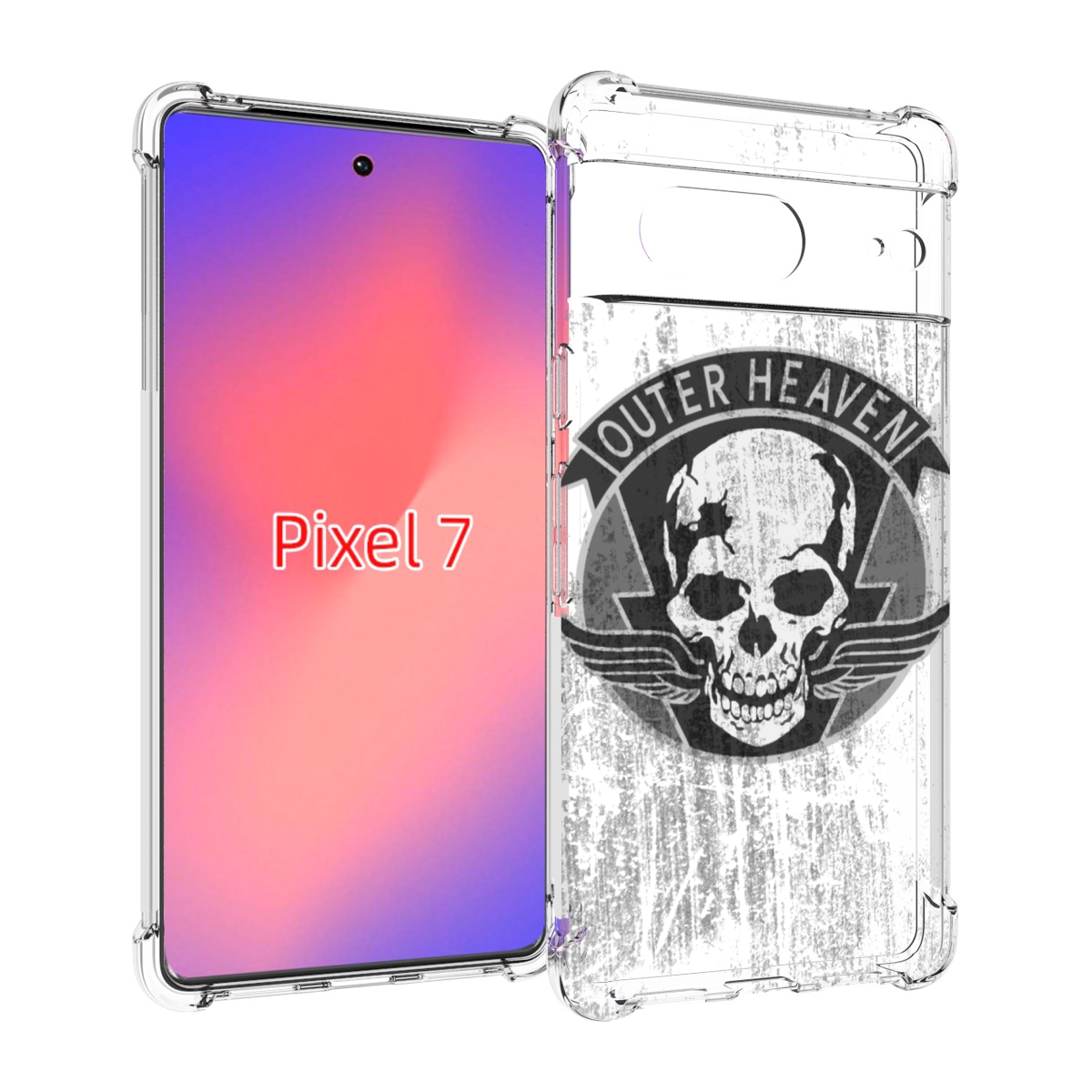 

Чехол Mypads Metal Gear Solid V Outer Heaven Для Google Pixel 7, Прозрачный, Tocco