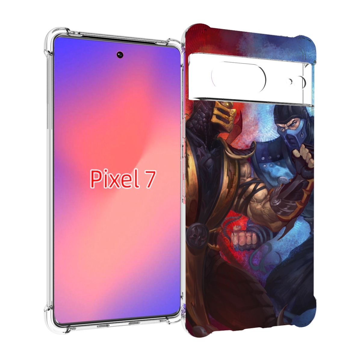 

Чехол Mypads Mortal Kombat Art Для Google Pixel 7, Прозрачный, Tocco