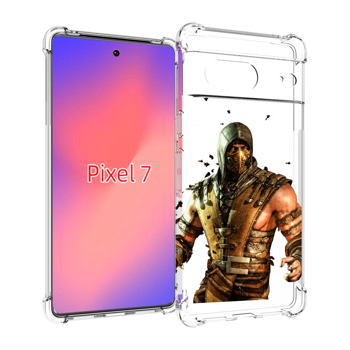 

Чехол Mypads Mortal Kombat Scorpion Для Google Pixel 7, Прозрачный, Tocco