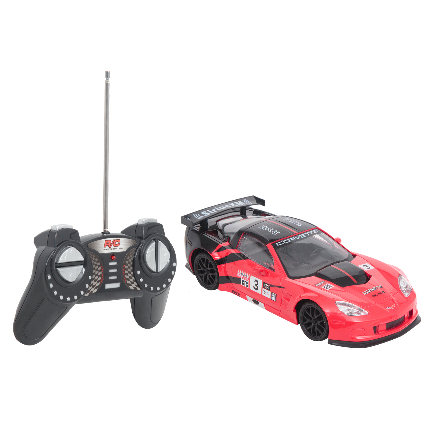 

Машина на радиоуправлении Maxi Car Vip Line Chevrolet Corvette C6 R, 1:18, красный