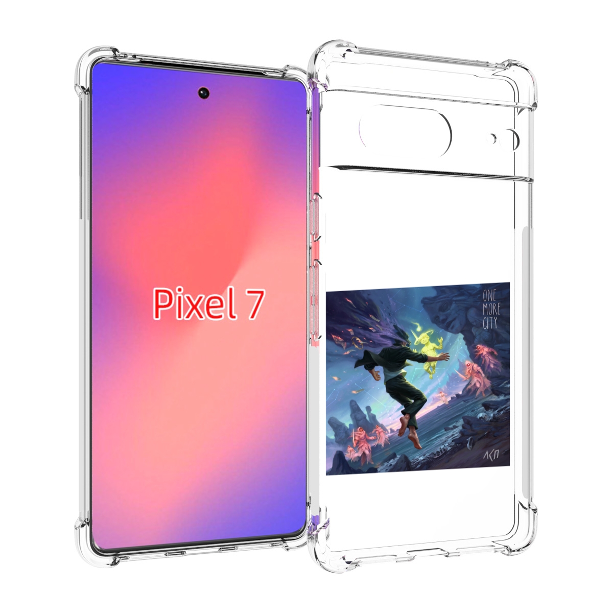 

Чехол Mypads One More City Лсп Для Google Pixel 7, Прозрачный, Tocco