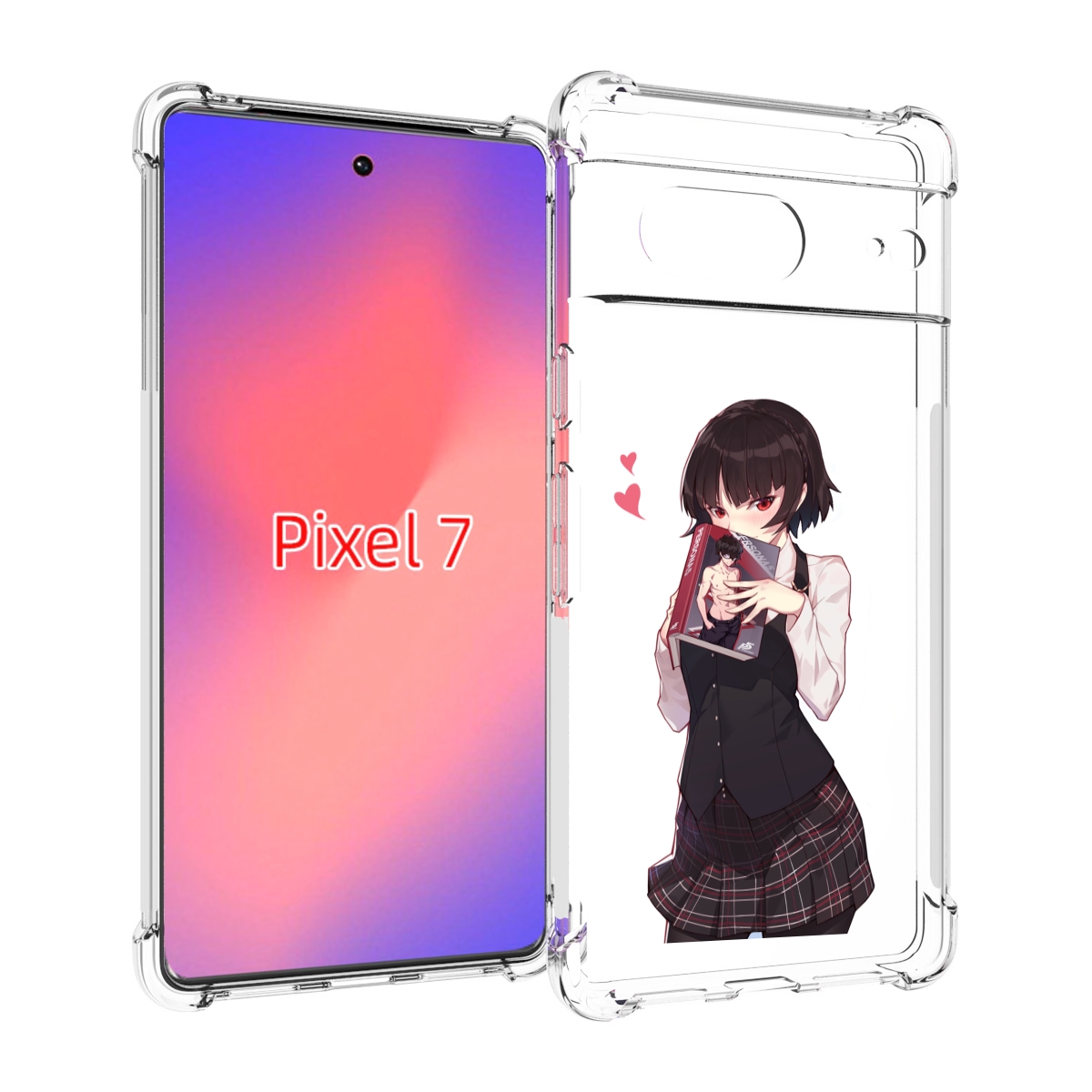 

Чехол Mypads Persona 5 - Makoto Niijima Для Google Pixel 7, Прозрачный, Tocco