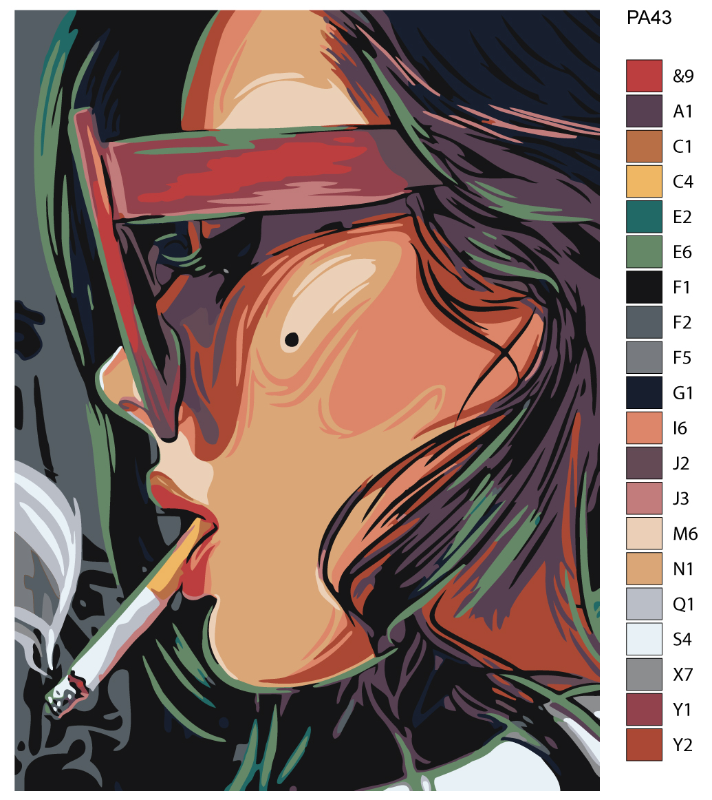 

Картина по номерам, "Живопись по номерам", 45 х 60, PA43, PA43