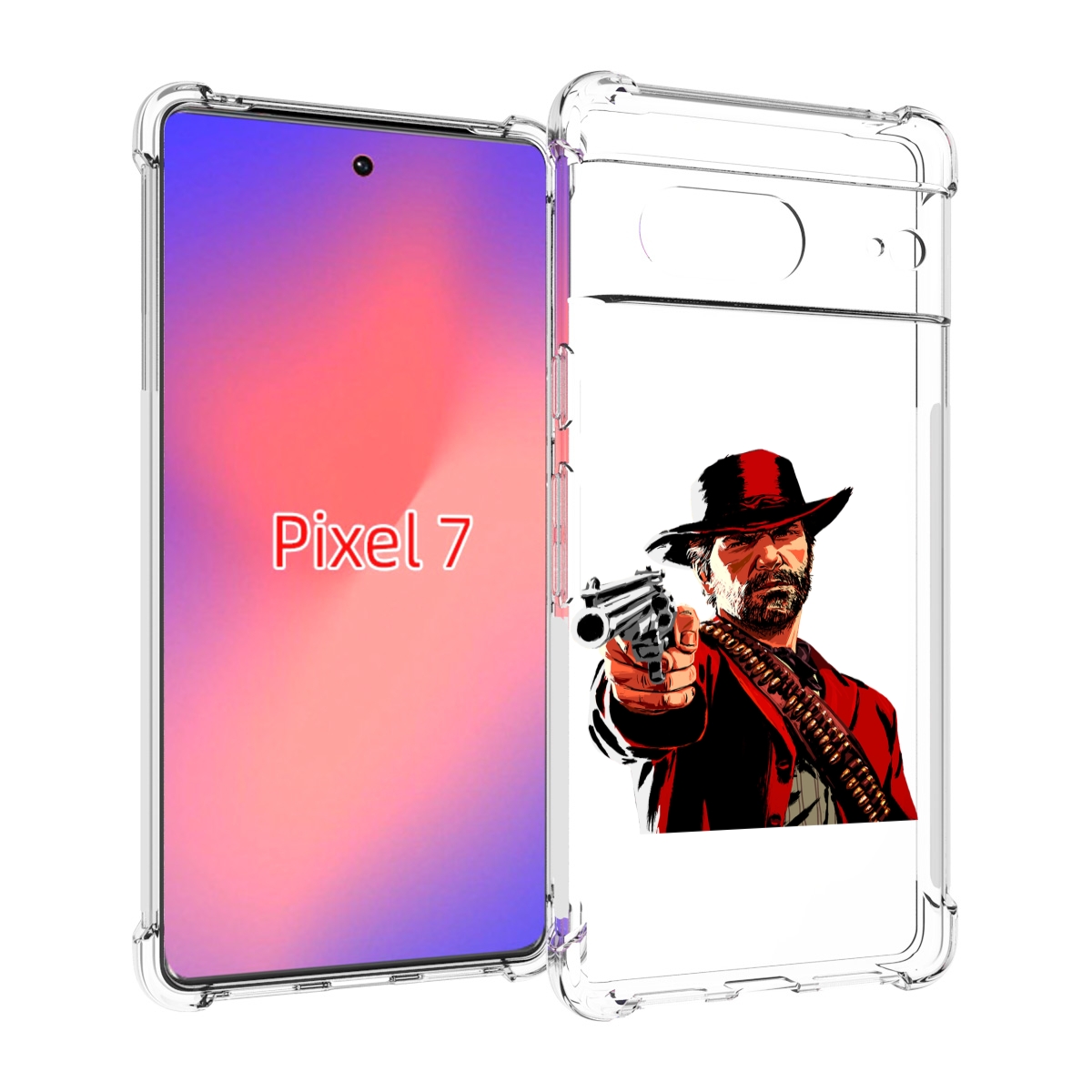

Чехол Mypads Red-Dead-Redemption-2-Рдр-2 Для Google Pixel 7, Прозрачный, Tocco