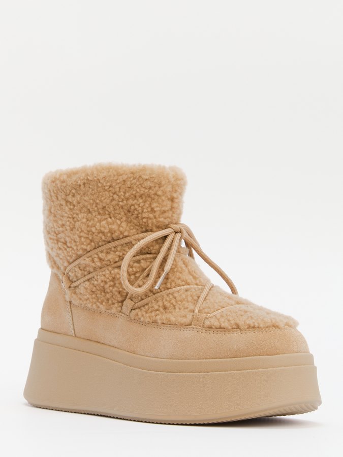 

Угги женские Tendance YS-38117D-51 бежевые 36 EU, Бежевый, YS-38117D-51