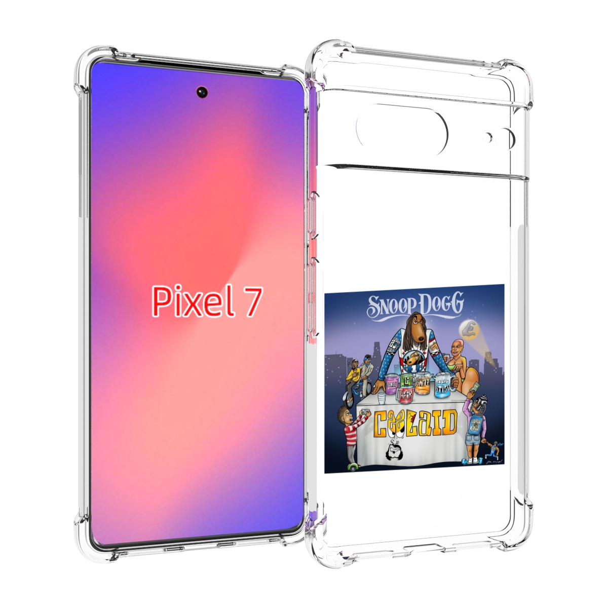 

Чехол Mypads Snoop Dogg Coolaid Для Google Pixel 7, Прозрачный, Tocco