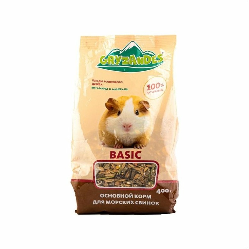 

Гризандес Басик для морских свинок / Gryzandes Guinea Pig Basic, 400 г