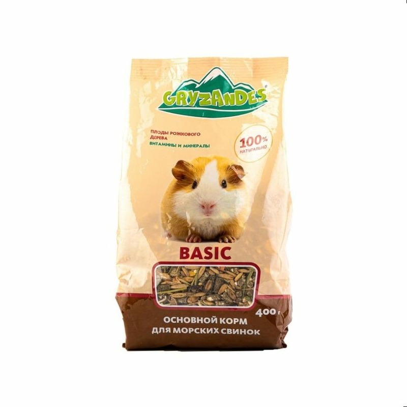 Гризандес Басик для морских свинок / Gryzandes Guinea Pig Basic, 400 г