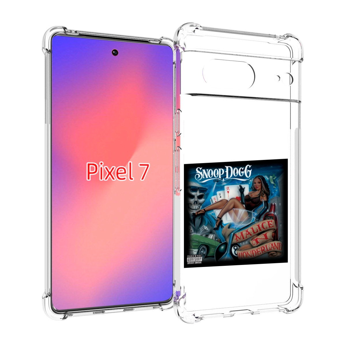 

Чехол Mypads Snoop Dogg Malice N Wonderland Для Google Pixel 7, Прозрачный, Tocco