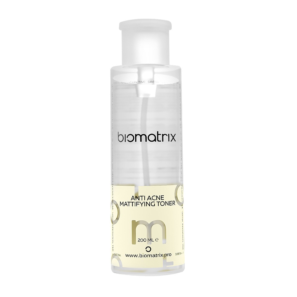 фото Тоник матирующий анти акне biomatrix anti acne mattifying toner 200 мл