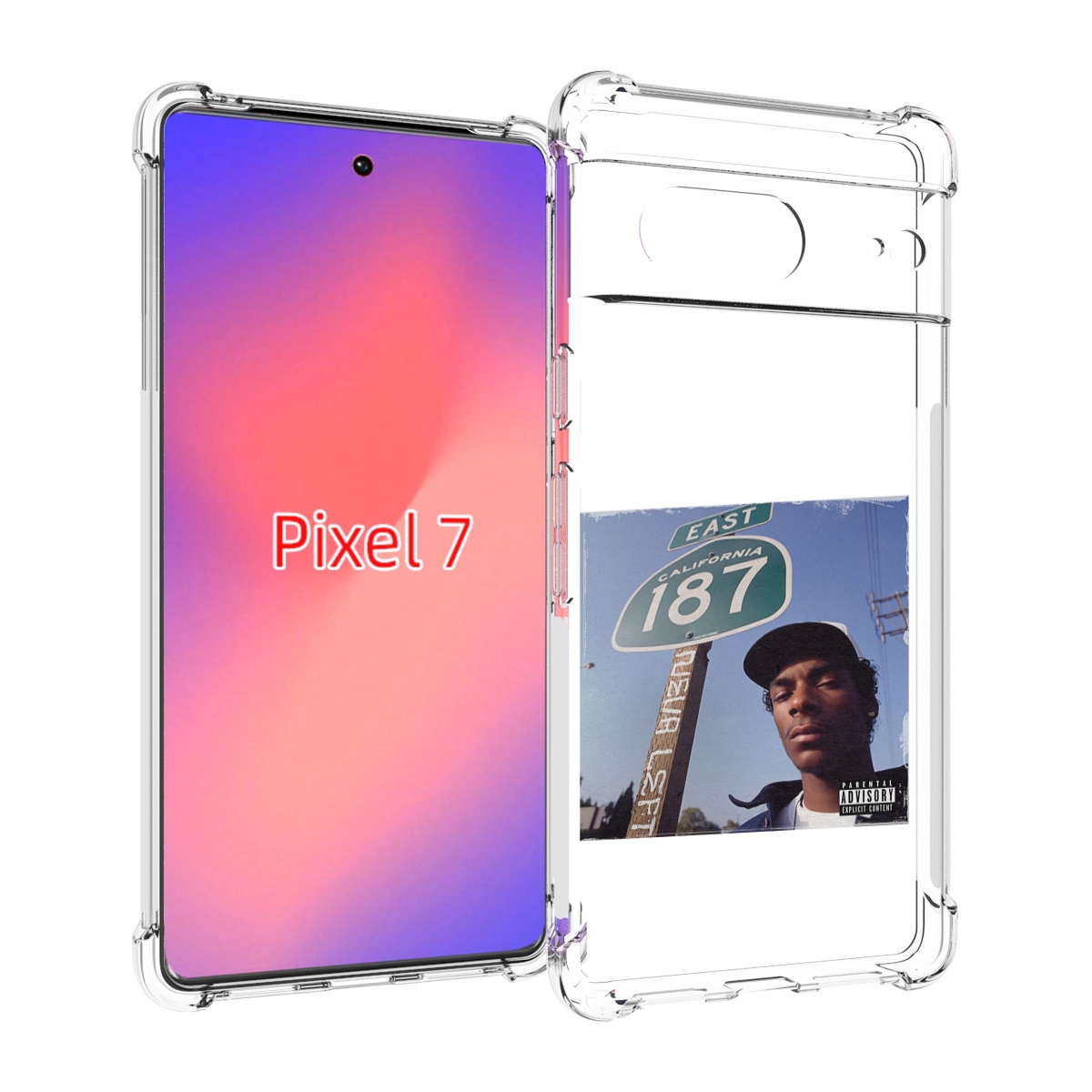 

Чехол Mypads Snoop Dogg Neva Left Для Google Pixel 7, Прозрачный, Tocco