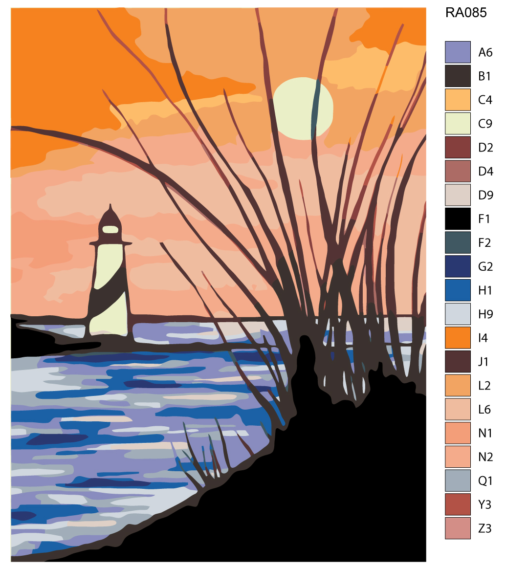 

Картина по номерам, "Живопись по номерам", 45 х 60, RA085, RA085