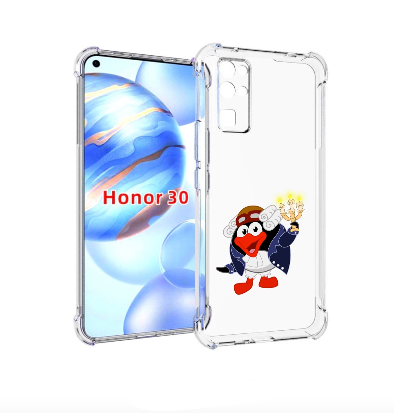 

Чехол бампер MyPads пин-графф для Honor 30 (BMH-AN10) противоуда, Прозрачный, Tocco