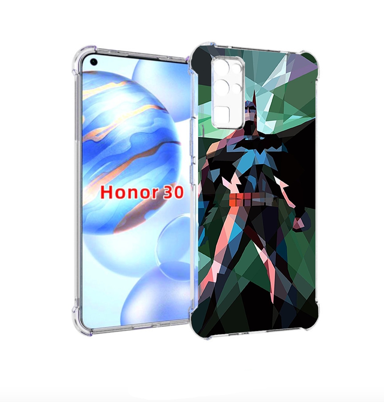 

Чехол бампер MyPads полигональный-бэтмен-арт для Honor 30 (BMH-A, Прозрачный, Tocco