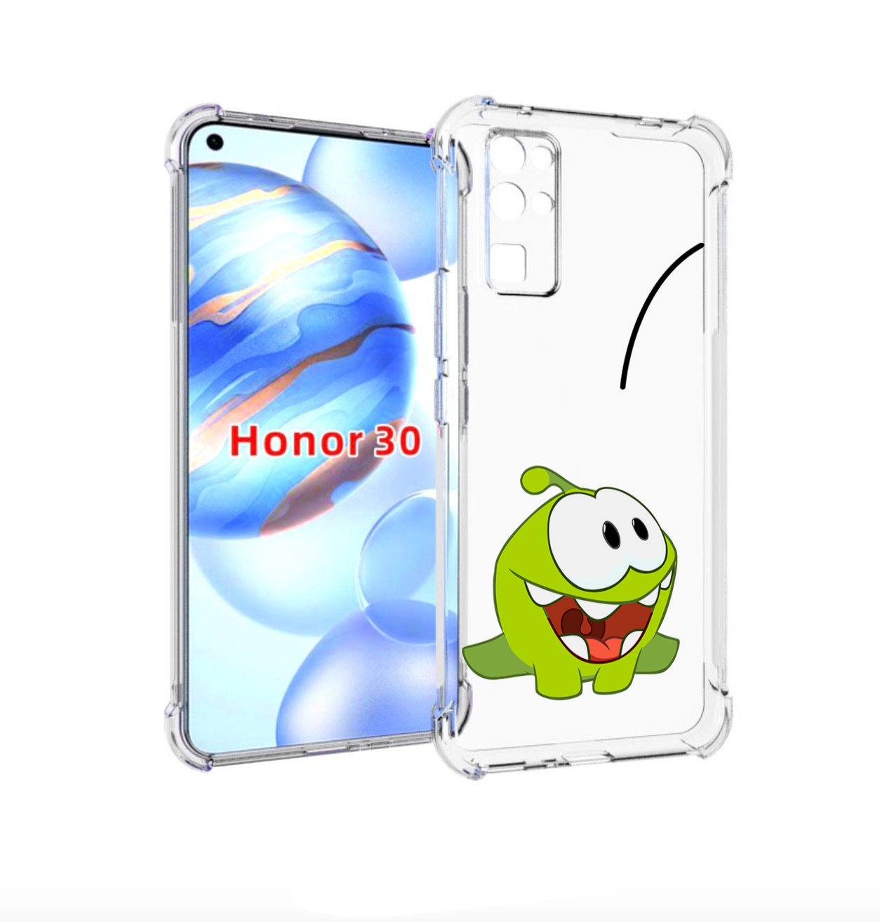 

Чехол бампер MyPads попрыгунчик для Honor 30 (BMH-AN10) противоу, Прозрачный, Tocco