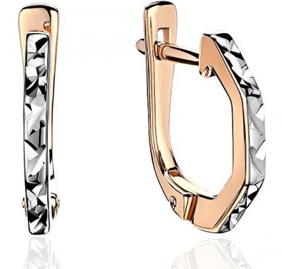 

Серьги из красного золота Эстет 01С7114009, 01С7114009