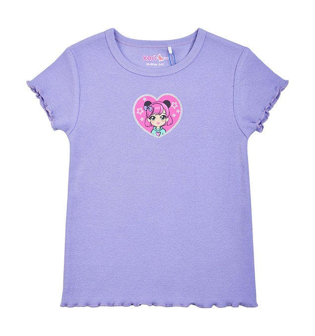 

Футболка детская Kari Kids SS24C22561016, фиолетовый, 104, 229256
