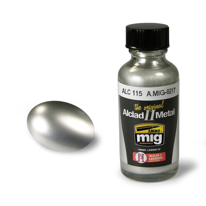 

AMIG8217 Ammo Mig Металлик серии Alclad II Нержавеющая Сталь ALC115 STAINLESS STEEL, 8432074082170