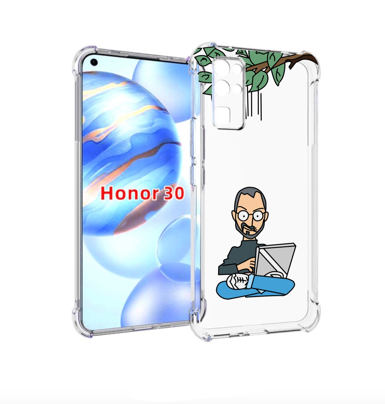 

Чехол бампер MyPads программист для Honor 30 (BMH-AN10) противоу, Прозрачный, Tocco