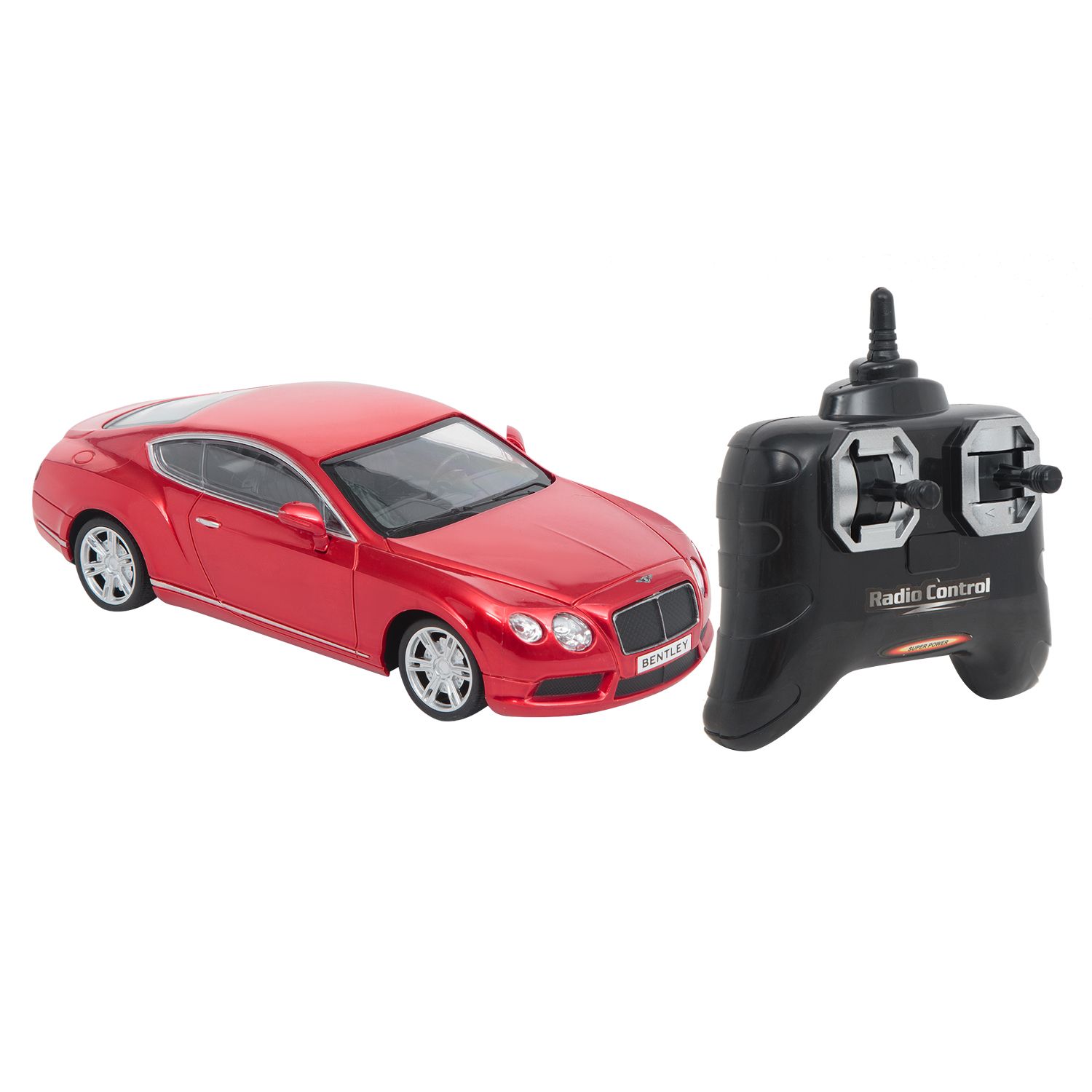 

Машина на радиоуправлении Maxi Car Vip Line Bentley Continental GT V8, 1:24, красный
