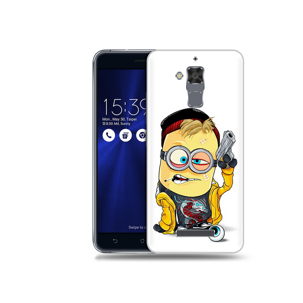 

Чехол MyPads Tocco для Asus ZenFone 3 Max (ZC520TL) миньон бандит, Прозрачный, Tocco