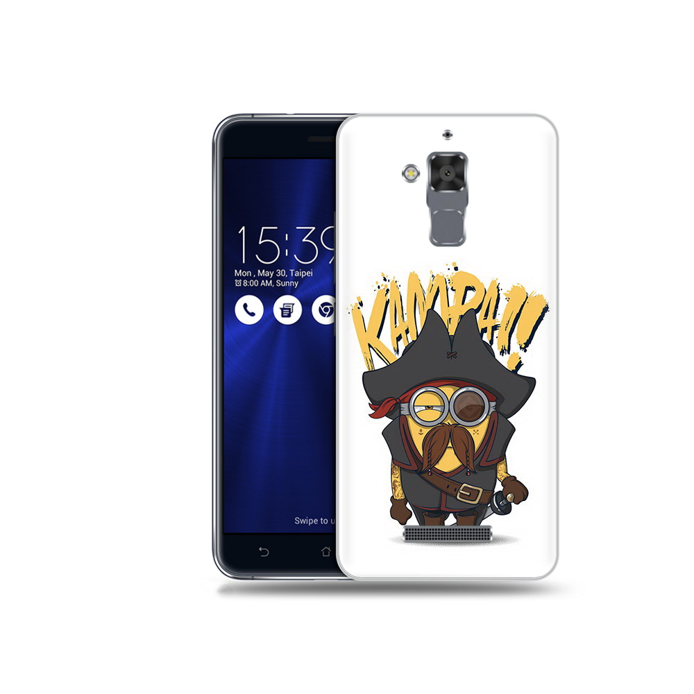 

Чехол MyPads Tocco для Asus ZenFone 3 Max (ZC520TL) миньон пират, Прозрачный, Tocco