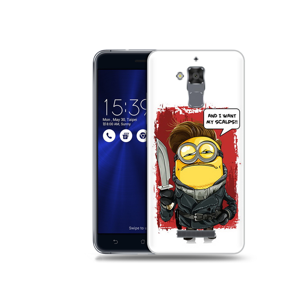 

Чехол MyPads Tocco для Asus ZenFone 3 Max (ZC520TL) миньон убийца, Прозрачный, Tocco