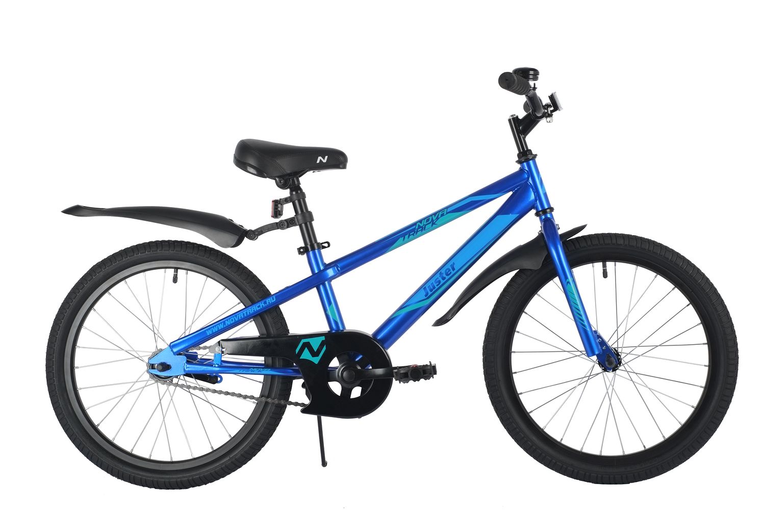 Детский велосипед Novatrack Juster 20, год 2023, цвет Синий