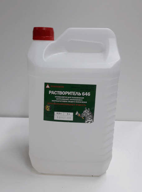 

Растворитель 646 10л Зебра