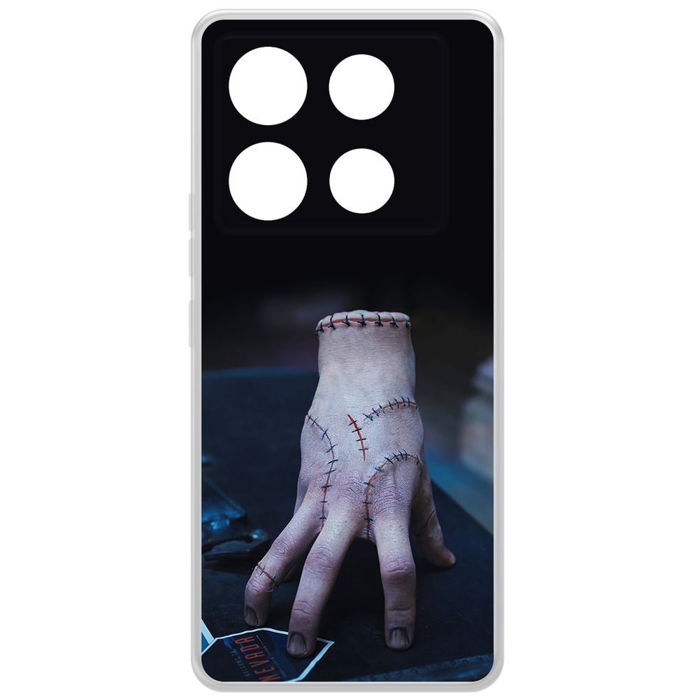 

Чехол-накладка Krutoff Clear Case Уэнсдей Аддамс - Вещь для INFINIX Note 40 Pro 5G, Прозрачный