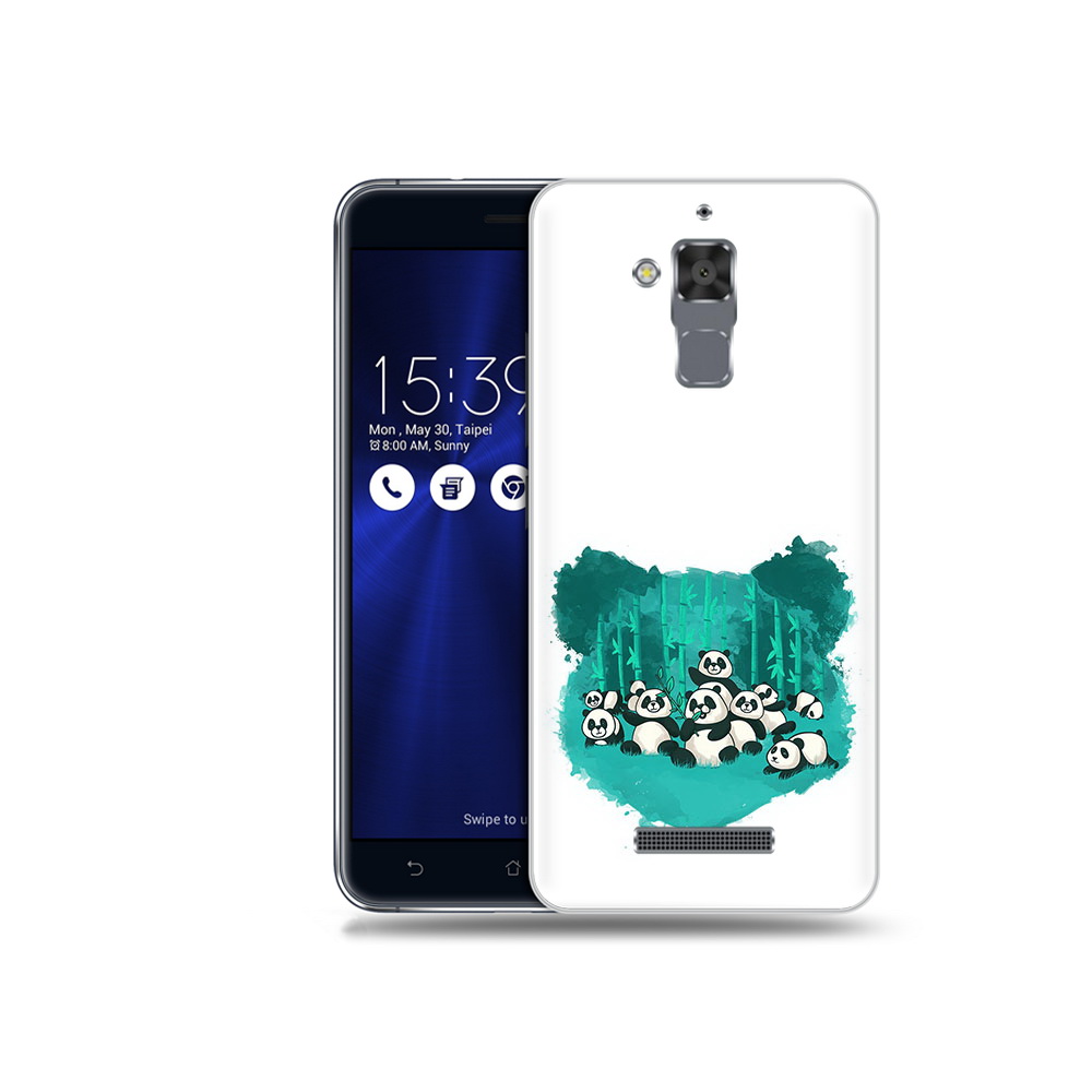 

Чехол MyPads Tocco для Asus ZenFone 3 Max (ZC520TL) нарисованные панды, Прозрачный, Tocco