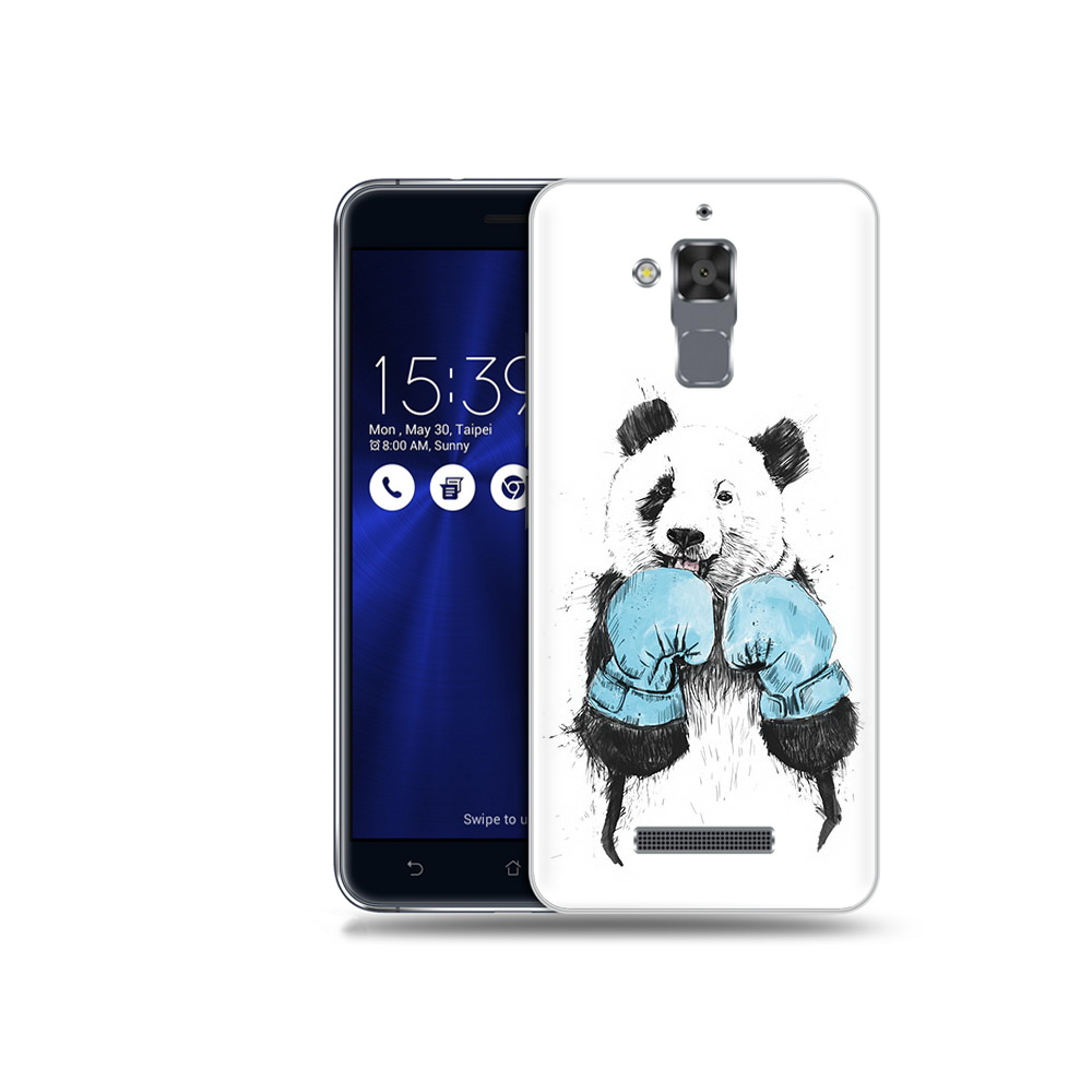

Чехол MyPads Tocco для Asus ZenFone 3 Max (ZC520TL) панда боксер, Прозрачный, Tocco