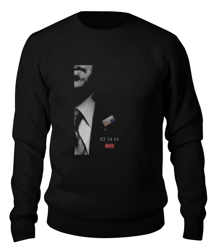 

Свитшот унисекс Printio House of cards черный M, House of cards