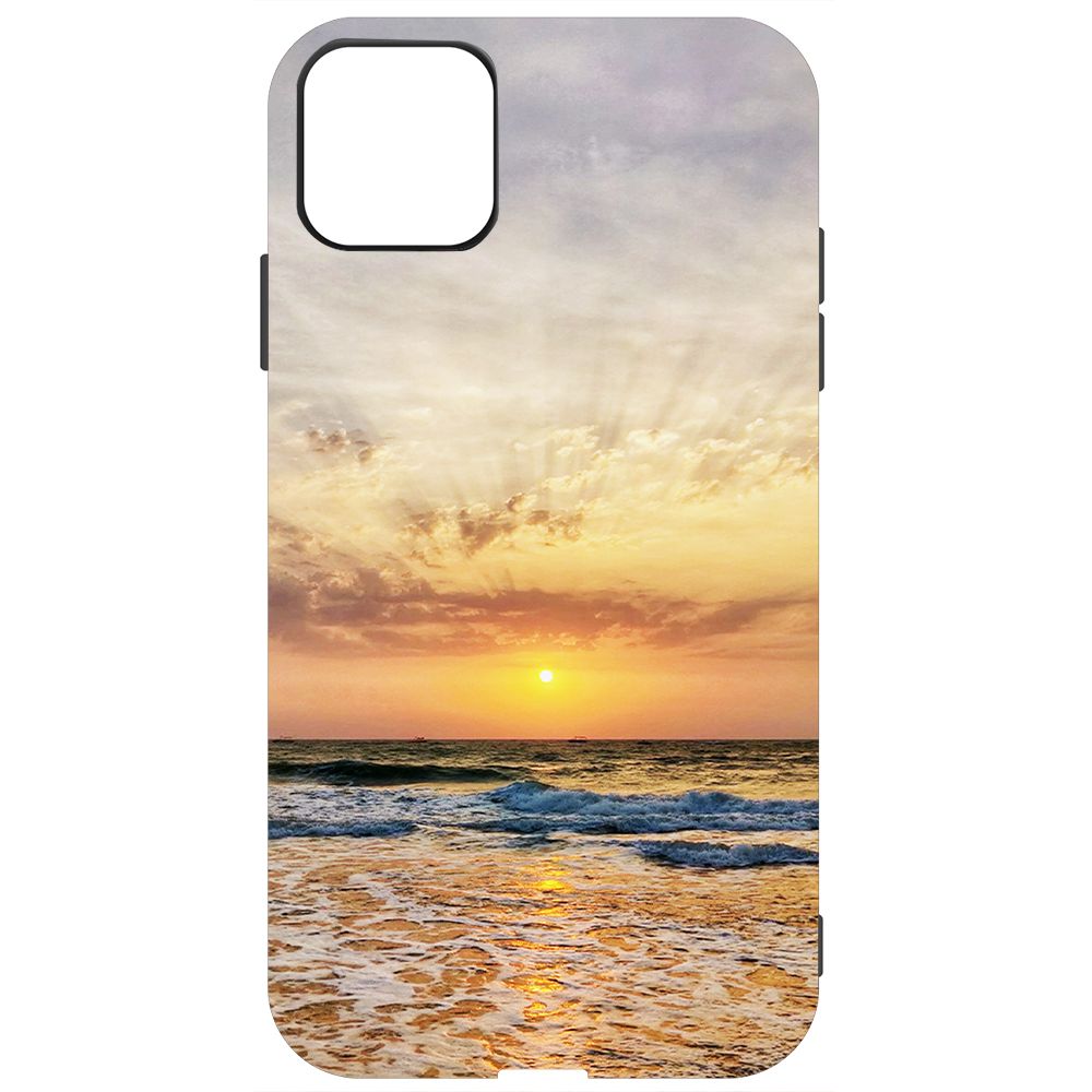 

Чехол-накладка Krutoff Soft Case Индия, Пляжи Гоа для iPhone 11 черный