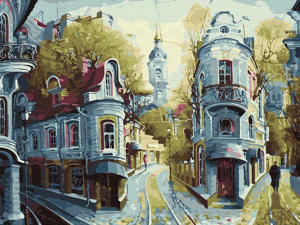 

Картина по номерам Molly Улочки старой Москвы, 30x40, Улочки старой москвы