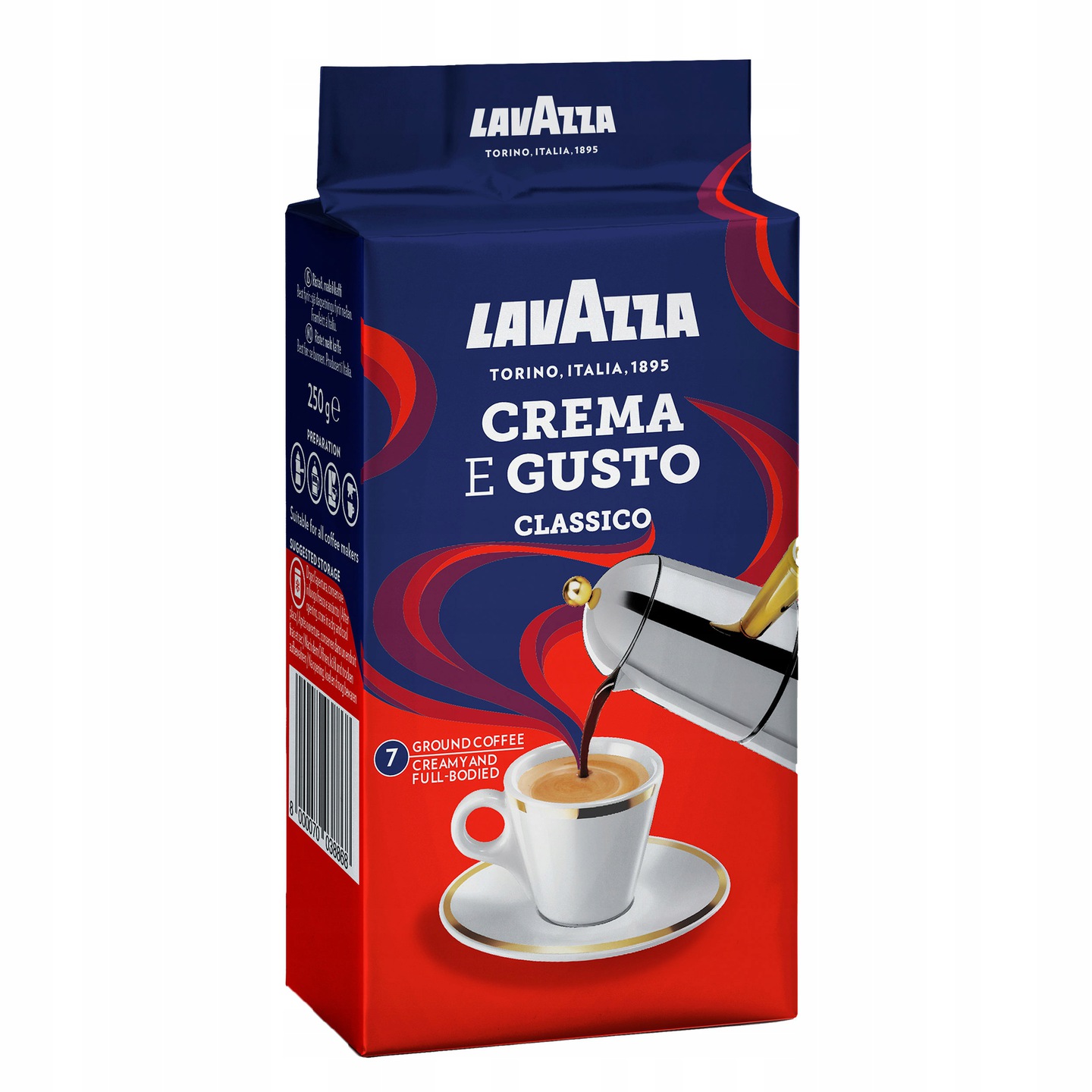 Кофе Lavazza Crema e Gusto молотый, 250 г