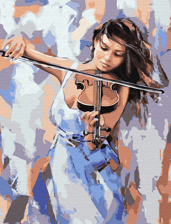 

Картина по номерам Molly Звуки музыки, 30x40, Звуки музыки