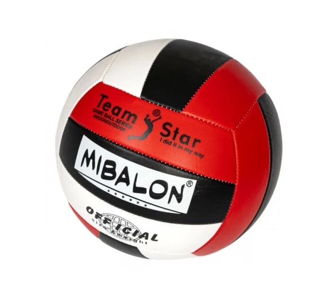 фото Мяч волейбольный mibalon pvc, 225 гр., 1 слой, размер 5, т112235-dg nobrand