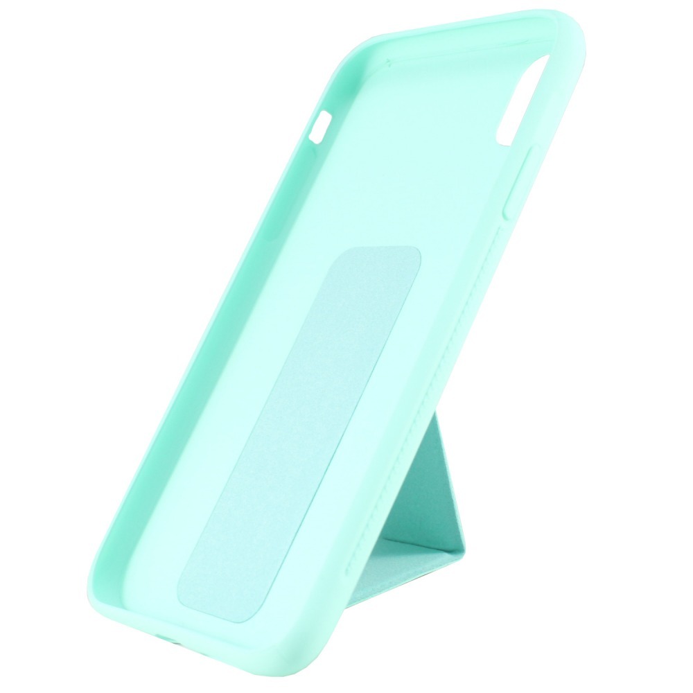 

Чехол силиконовый для iPhone XR с магнитной подставкой бирюзовый, Apple iPhone XR