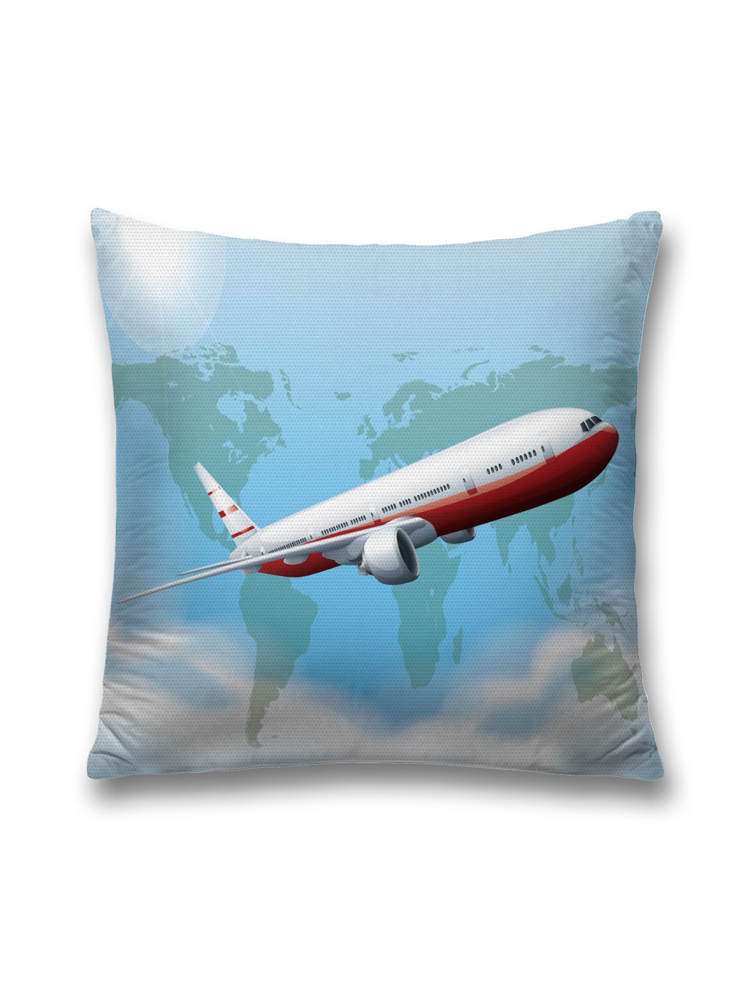 

Наволочка JoyArty декоративная "Воздушные путешествия" на молнии, 45x45 см, Голубой