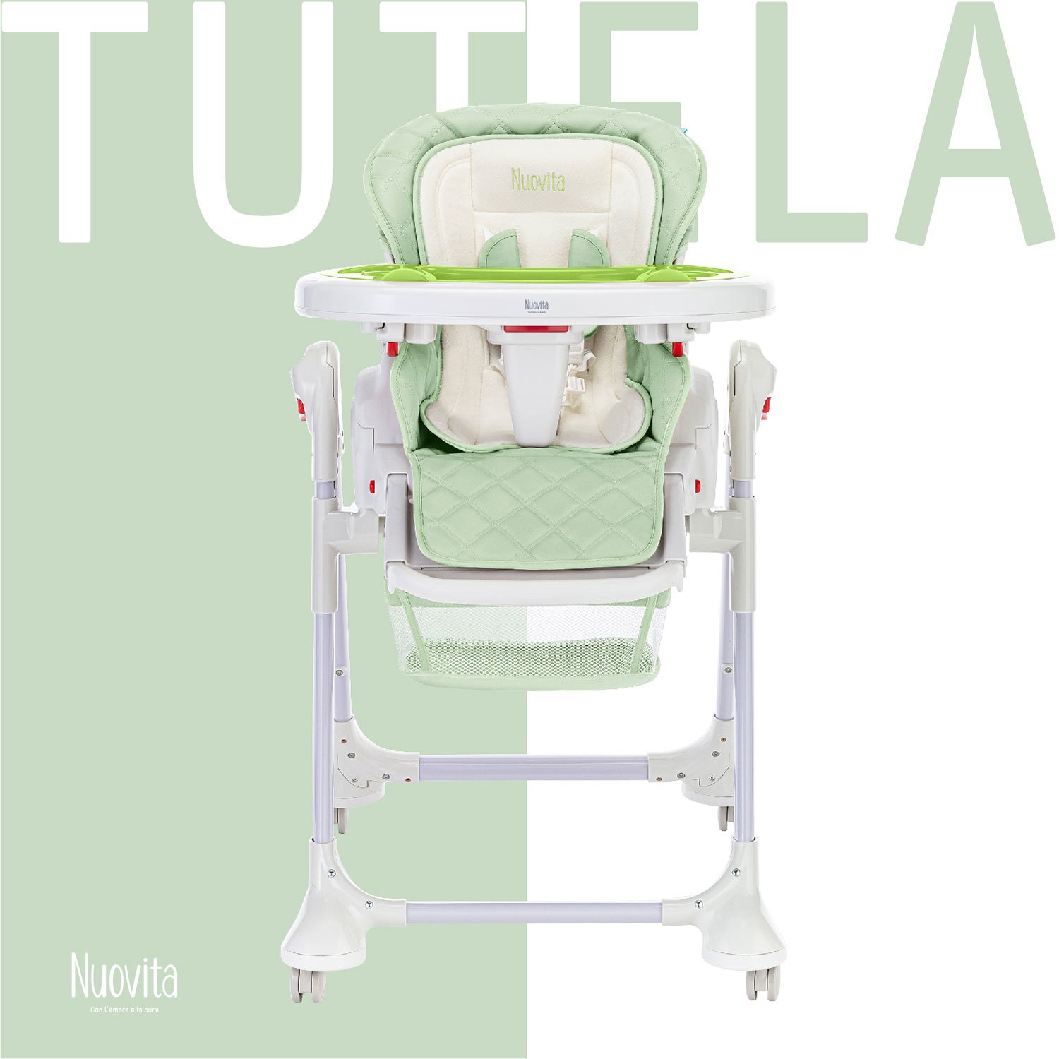 

Стул-шезлонг для кормления Nuovita Tutela (Verde trapuntata/Зеленый со стежкой), Tutela